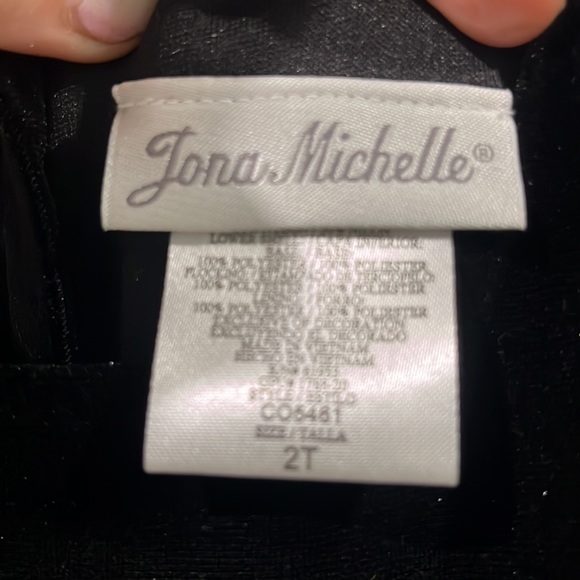 NWT Jona Michelle 2T Velvet and tulle Toddler Dress - Picture 3 of 9